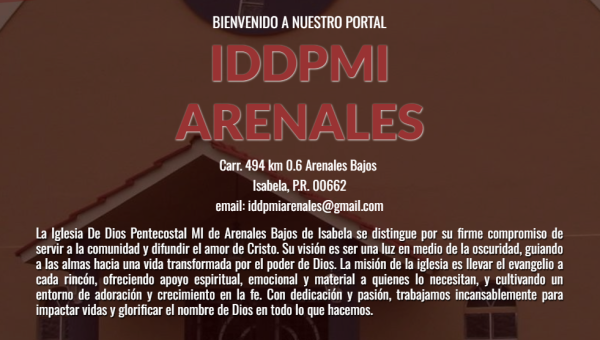 IDDPMI, Arenales Bajos Isabela